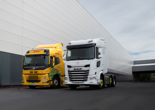JLR x DHL Low-Emissions HGVs