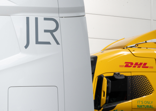 JLR x DHL Branding