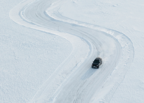 RANGE ROVER ELECTRIC WINTER TEST AND DEVELOPMENT