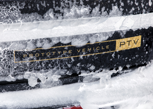 RANGE ROVER ELECTRIC WINTER TEST AND DEVELOPMENT