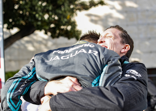 MITCH EVANS AND JAMES BARCLAY, JAGUAR TCS RACING