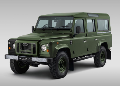 CLASSIC DEFENDER V8 LIMITED EDITION: ISPIRATA ALLA LAND ROVER DI WINSTON CHURCHILL