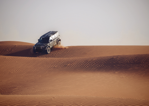 DEFENDER RALLY COMPLETES GRUELLING SAHARAN TEST OF FIRST COMPETITION-SPEC DEFENDER DAKAR D7X-R AS TEAM PRINCIPAL APPOINTED