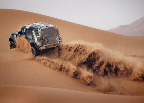 DEFENDER RALLY COMPLETES GRUELLING SAHARAN TEST OF FIRST COMPETITION-SPEC DEFENDER DAKAR D7X-R AS TEAM PRINCIPAL APPOINTED