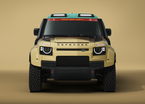 DEFENDER DAKAR D7X-R WIRD VOR SEINEM DEBÜT BEI DER RALLYE DAKAR IM JANUAR 2026 IN VÖLLIG NEUER WETTBEWERBSLACKIERUNG VORGESTELLT