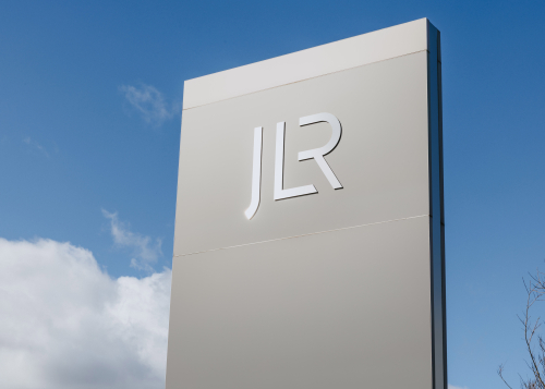 JLR Logo in Situ