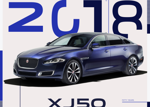Jaguar XJ Heritage Posters - 1968 to 2018 | Jaguar 2024 Media Newsroom