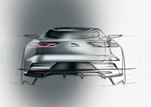 DESIGN SKETCHES - NEW ALL-ELECTRIC JAGUAR I-PACE