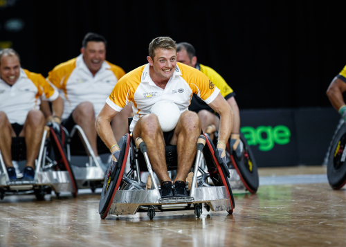 RUGBY LEGENDS STAR IN WHEELCHAIR EXHIBITION MATCH AT THE INVICTUS GAMES SYDNEY 2018