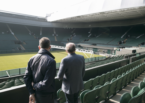 New Jaguar XF Sportbrake teased on centre court at Wimbledon