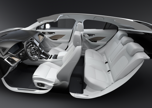 INTERIOR DESIGN SKETCHES - NEW ALL-ELECTRIC JAGUAR I-PACE