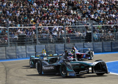 Adam Carroll in the Jaguar I-TYPE