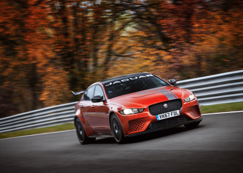 JAGUAR XE SV PROJECT 8 IS WORLD'S FASTEST SALOON CAR, WITH RECORD