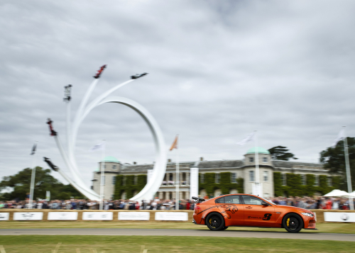 New Jaguar XE SV Project 8 wins 'Showstopper' award at 2017 Goodwood Festival of Speed