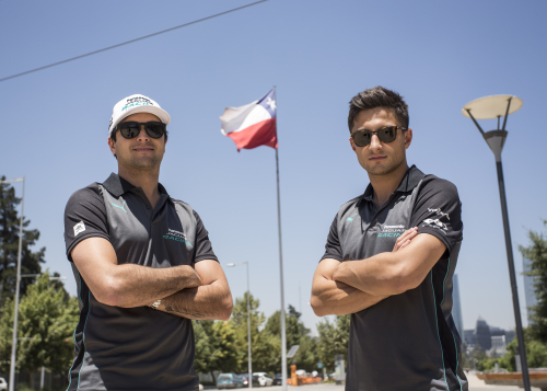 Nelson Piquet Jr and Mitch Evans are ready to fight again in Mexico