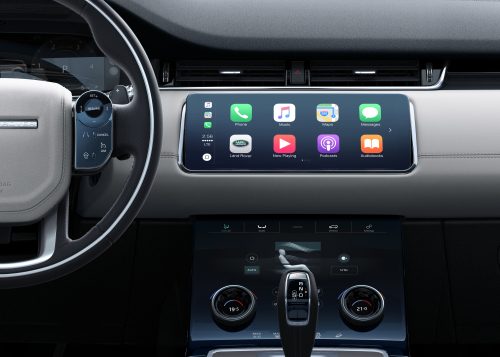 Interior infotainment – New Range Rover Evoque