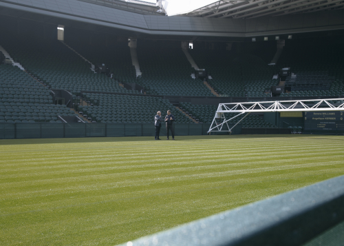 New Jaguar XF Sportbrake teased on centre court at Wimbledon