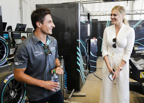Mitch Evans and Kate Upon