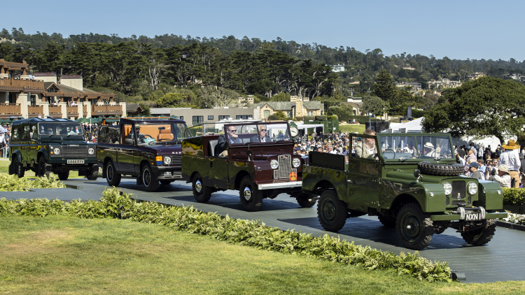 Jaguar Land Rover Classic and Pebble Beach Concours d’Elegance® Showcase the Vehicles of HM Queen Elizabeth II With Debut Presentation Outside the United Kingdom