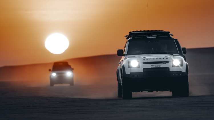 DEFENDERS EXPLORE AND DEFINE DAKAR RALLY ROUTE