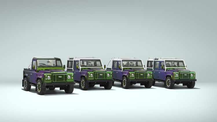 COLOUR‑CHANGING CLASSIC DEFENDER V8 FAMILY INTRODUCES NEW DOUBLE CAB OPTION